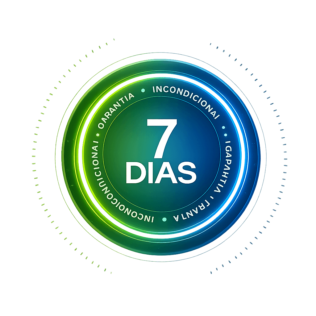 Selo de garantia incondicional de 7 dias